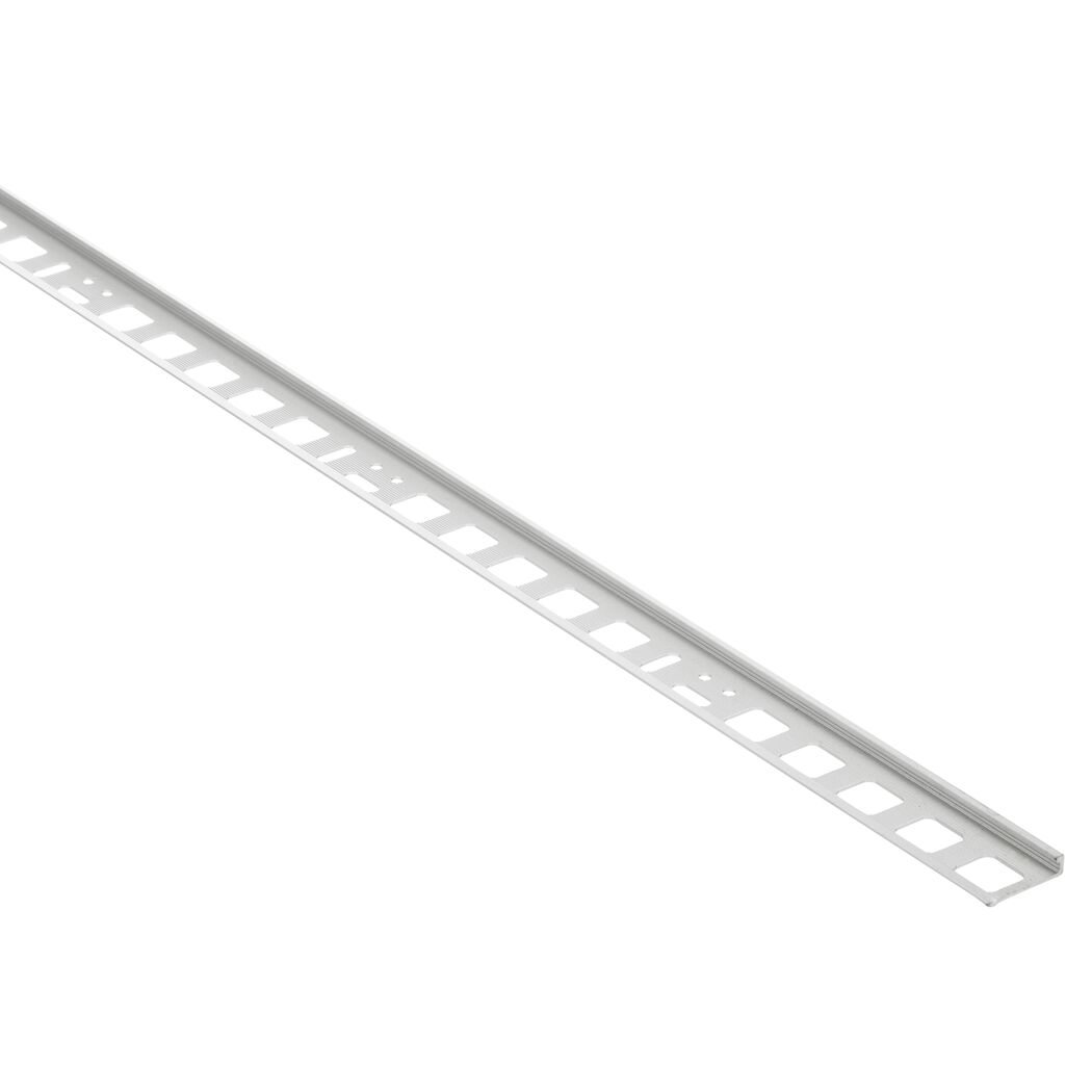 Silbernes Winkelprofil aus Aluminium