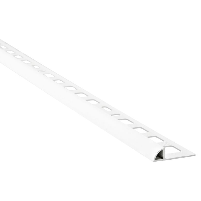 Viertelkreisprofil weiß 2500 x 6 mm
