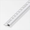 Quadratprofil Aluminium silber 2500 x 10 mm