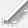 Quadratprofil Aluminium silber 2500 x 10 mm
