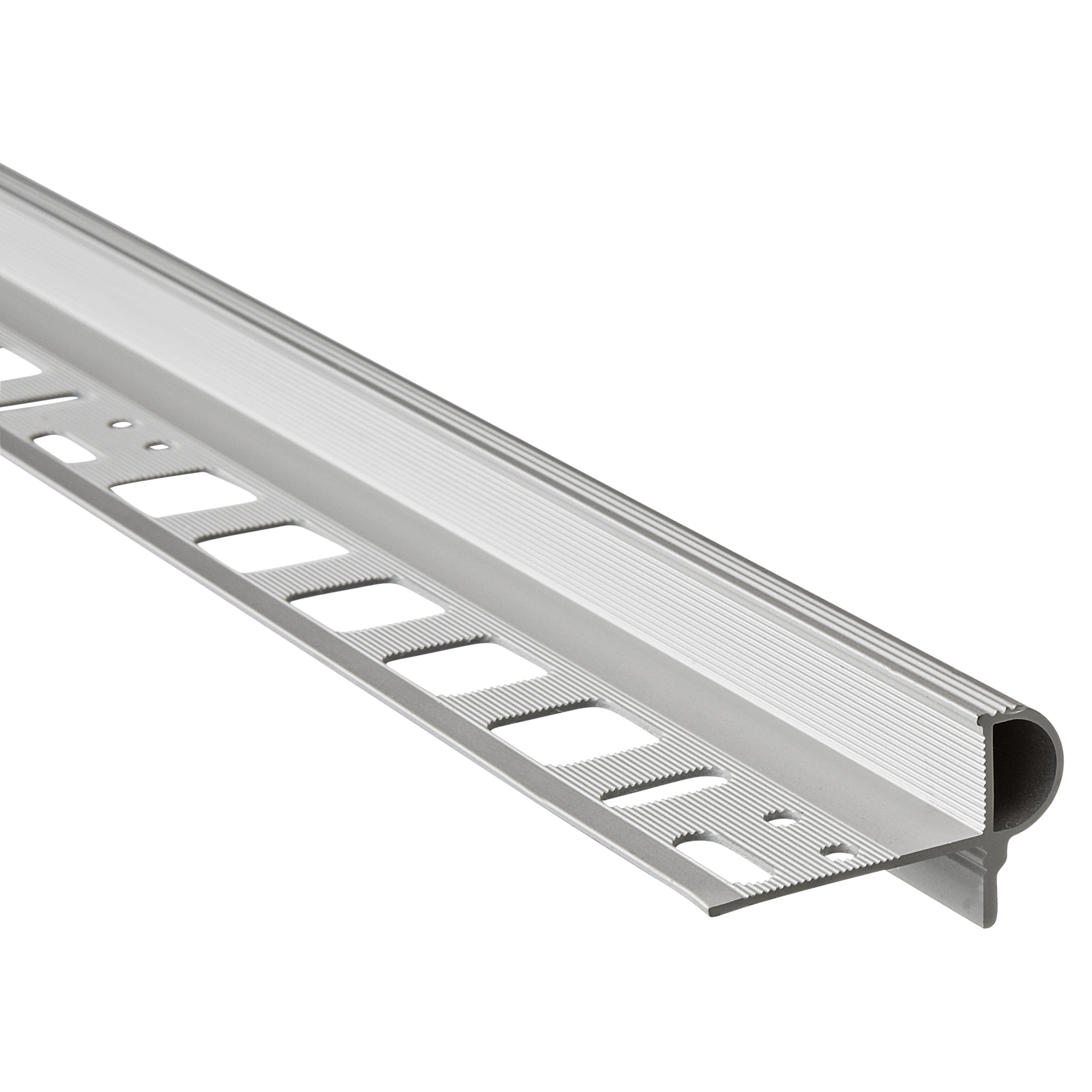 Treppenkanten-Profil 'Florentiner' Aluminium silbern 10 x 2500 mm + product picture