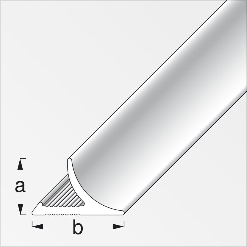 Randfugen-Profil Alu brillantweiss