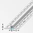 Dehnfuge PVC grau 2500 x 8 x 10 mm