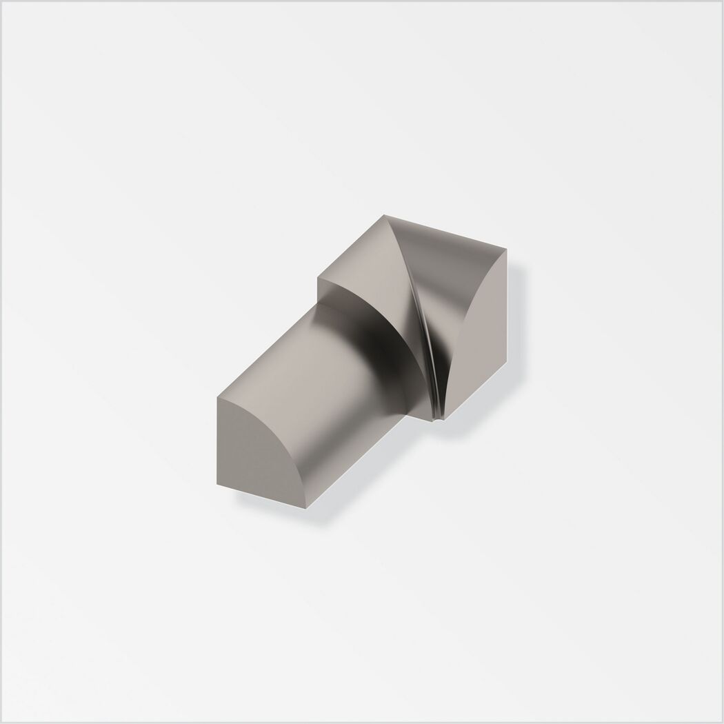 Inneneck Edelstahl silbern 0,8 cm