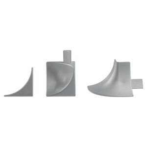Randfugenzubehör grau 12 mm 6-teilig