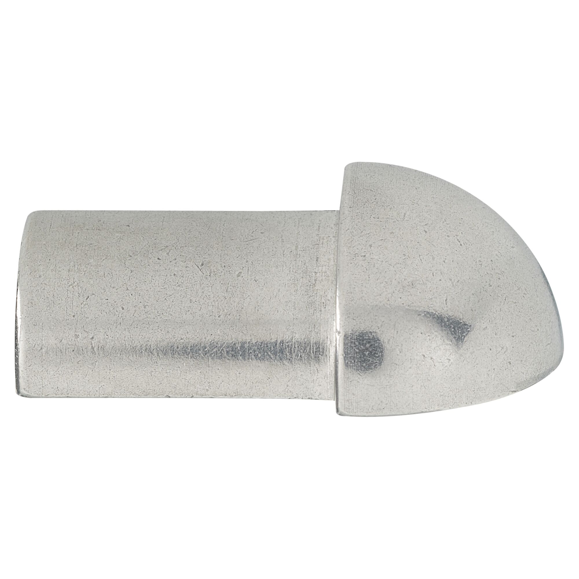 Viertelkreis Außenecke für 10 mm Profile, Edelstahl
