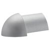 Silbernes Ausseneck aus Aluminium