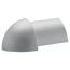 Silbernes Ausseneck aus Aluminium