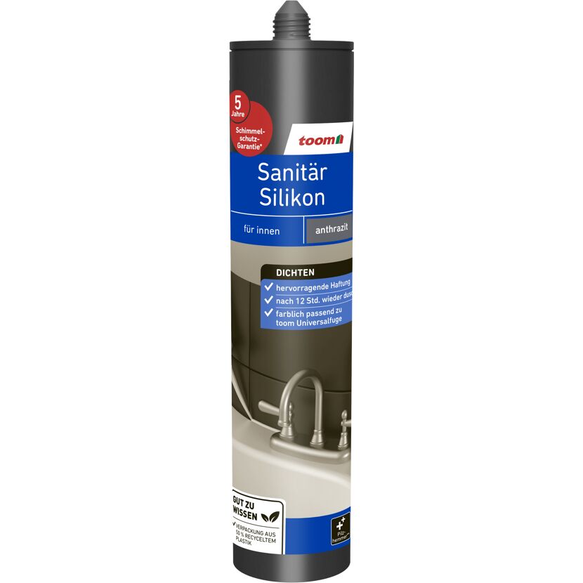 Sanitärsilikon anthrazit 310 ml