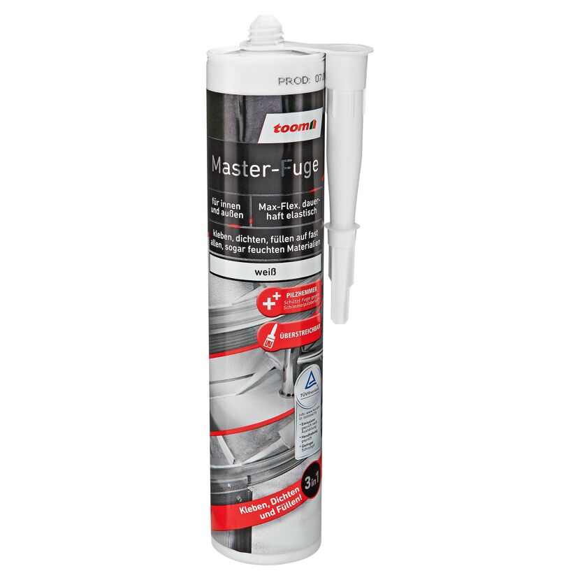 Dichtungskleber 'Master-Fuge' weiß 290 ml