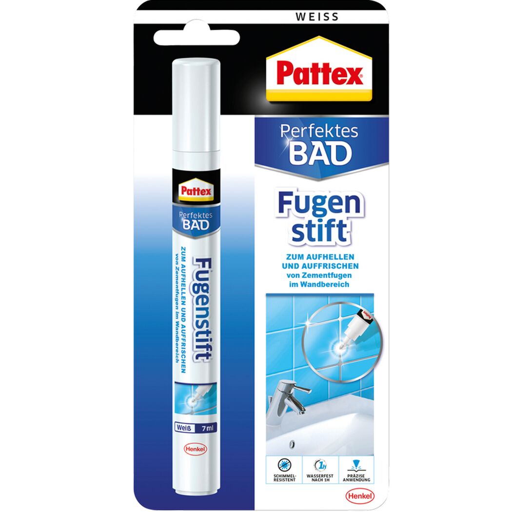 Fugenstift 'Perfektes Bad' weiß 7 ml
