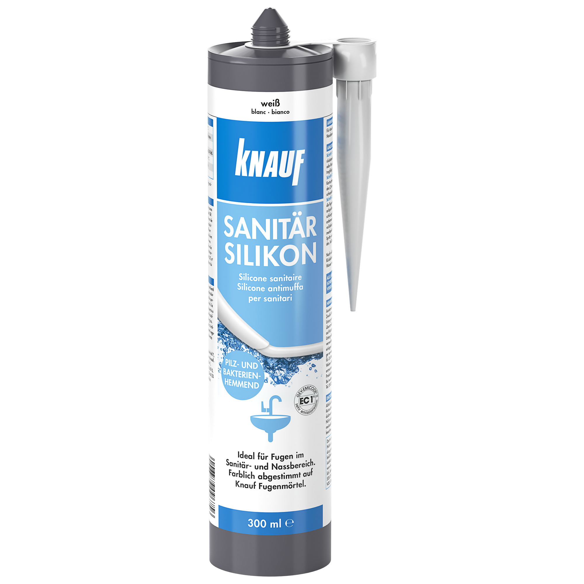 Sanitärsilikon weiß 300 ml + product picture