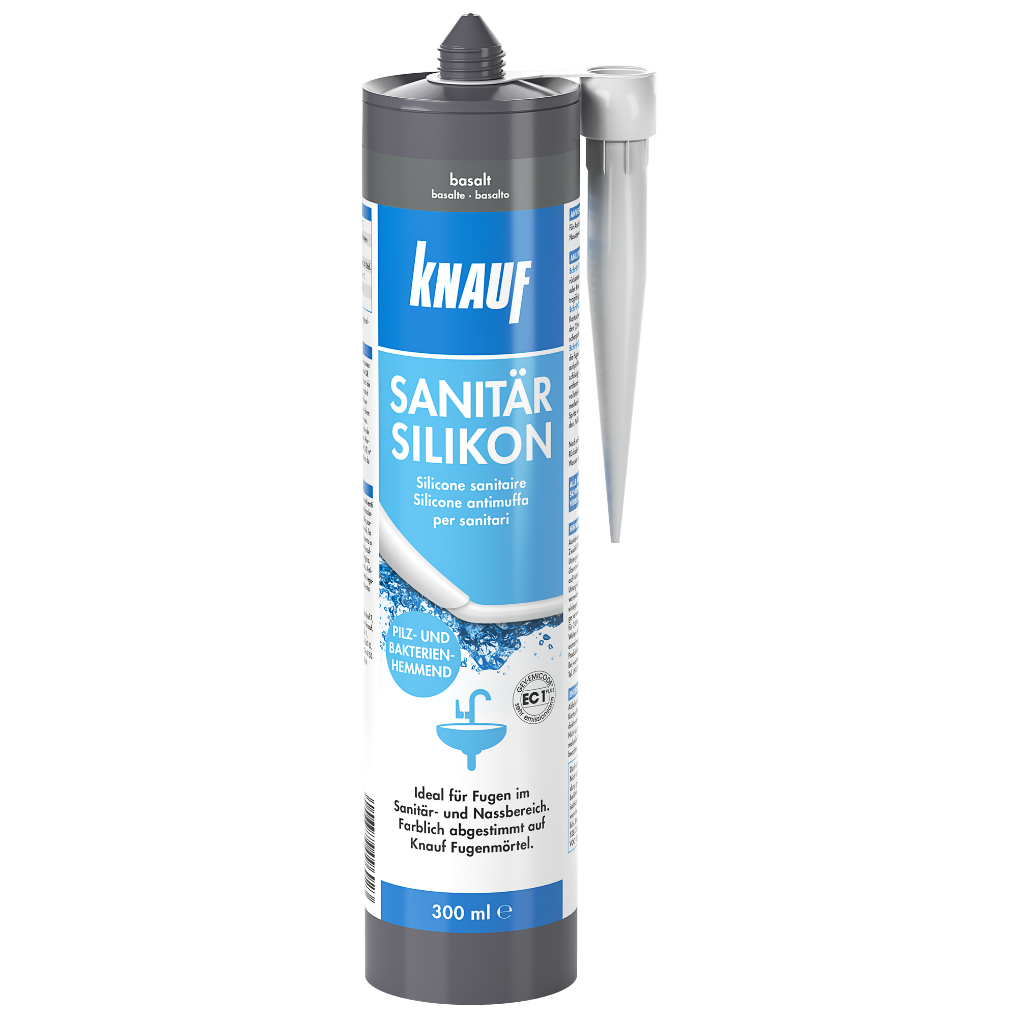 Sanitärsilikon basalt 300 ml + product picture