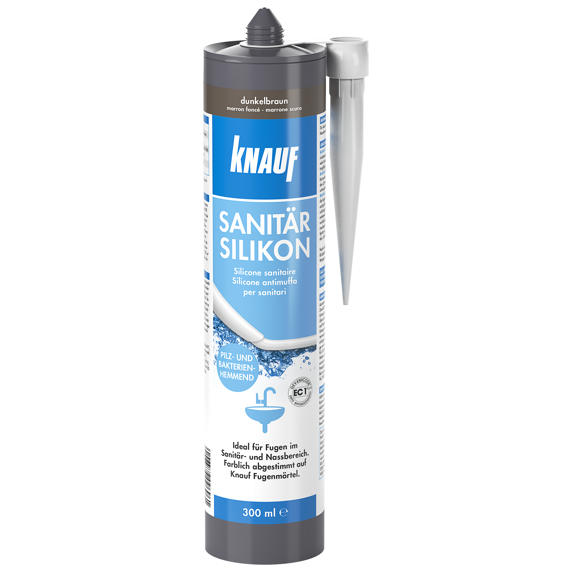 Sanitärsilikon dunkelbraun 300 ml + product picture