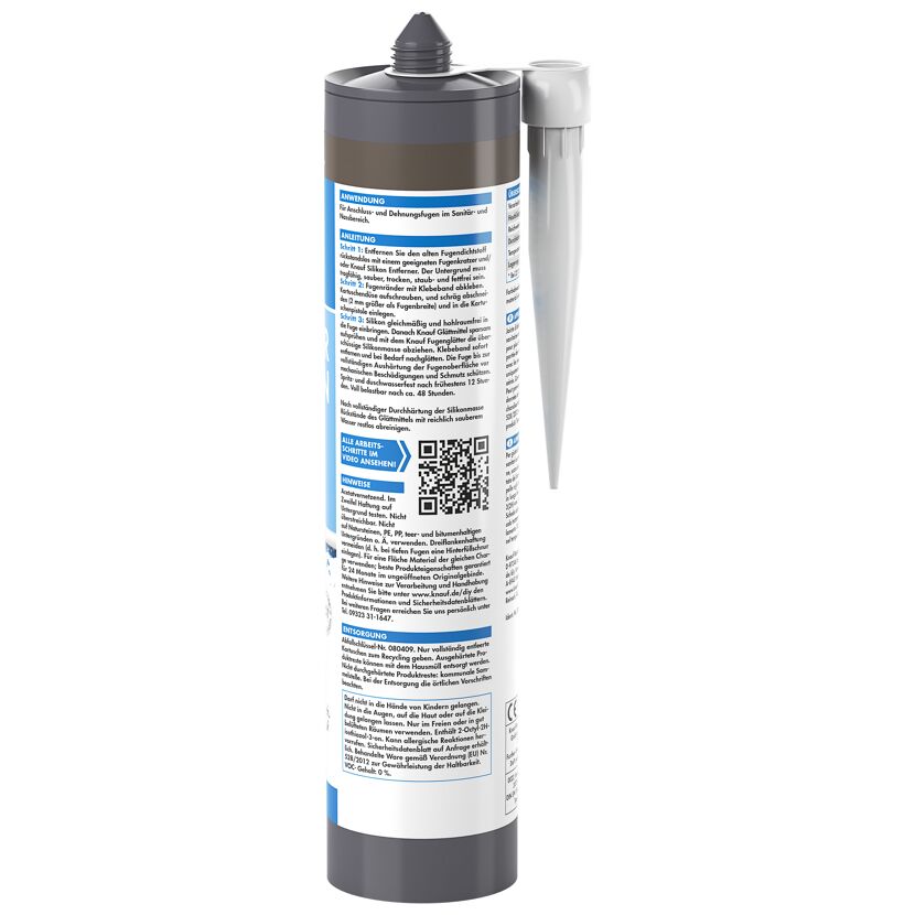 Sanitärsilikon dunkelbraun 300 ml