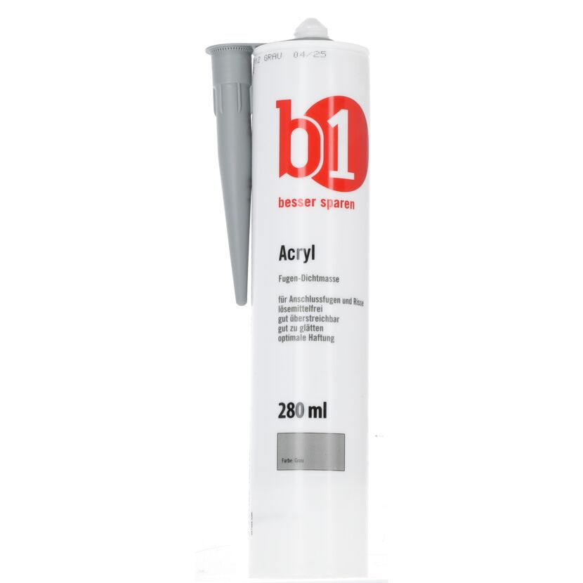 Kartusche Acryl Fugen-Dichtmasse grau 280 ml