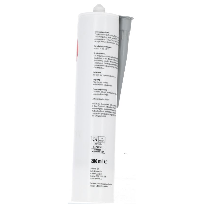Kartusche Acryl grau 280 ml