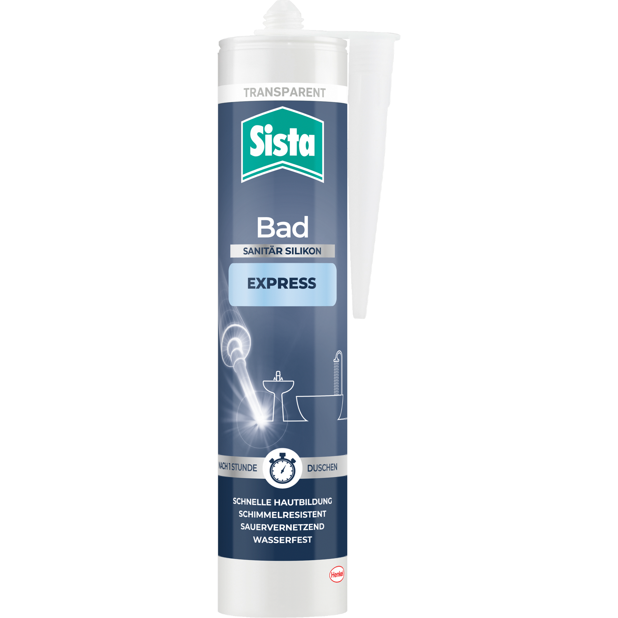 Sanitärsilikon 'Bad Express' transparent 280 ml + product picture