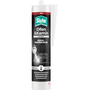 Silikon 'Ofen und Kamin' rot Hochtemperatur 280 ml