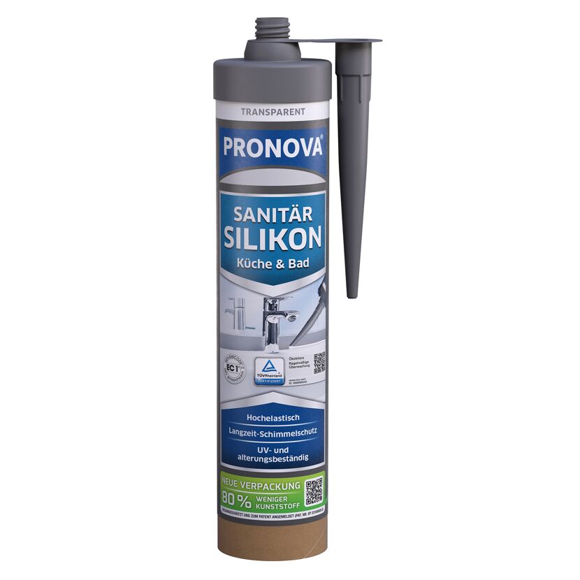 Sanitärsilikon 'Eco' transparent 280 ml