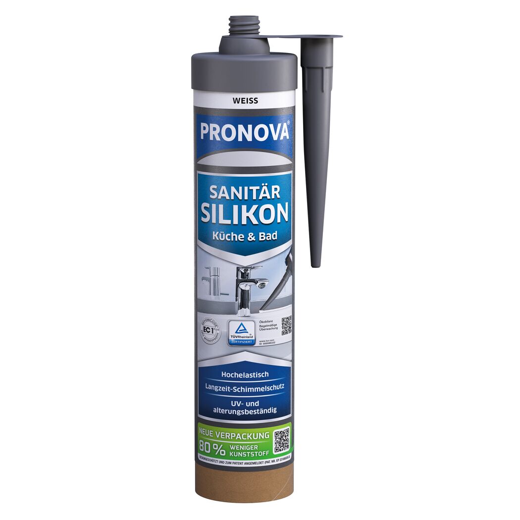 Sanitärsilikon 'Eco' weiß 280 ml