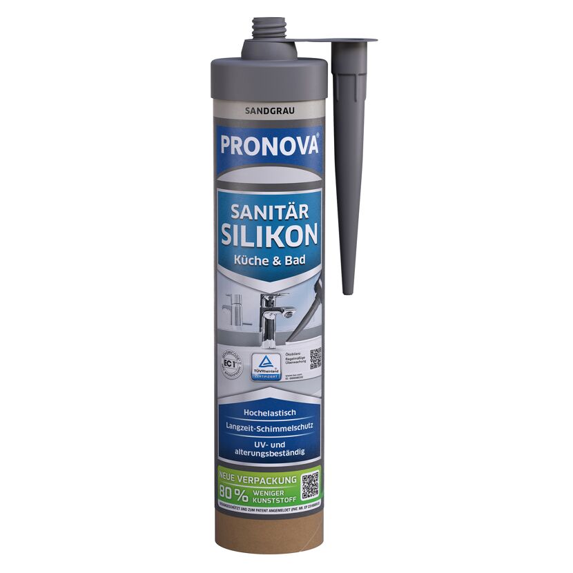 Sanitärsilikon 'Eco' sandgrau 280 ml