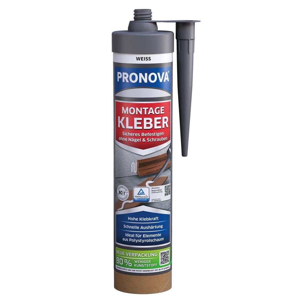 Montagekleber 'Eco' weiß 280 ml