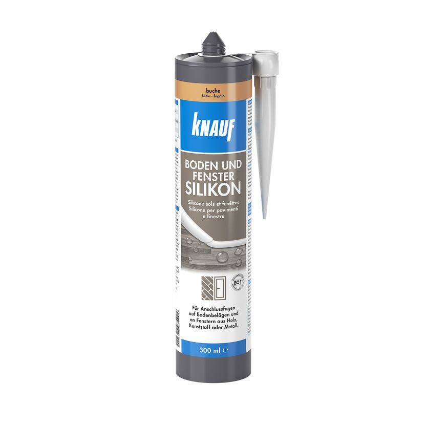 Kartusche Knauf Boden- und Fenstersilikon buche