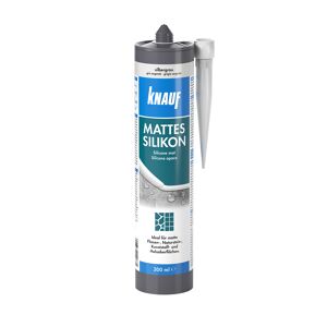 Mattes Silikon silbergrau 300 ml