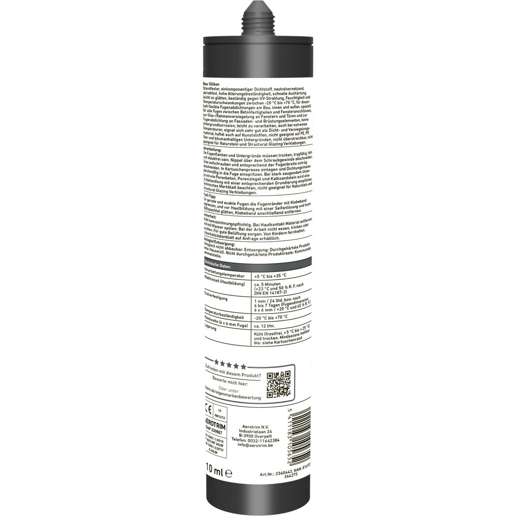 Bausilikon transparent 310 ml