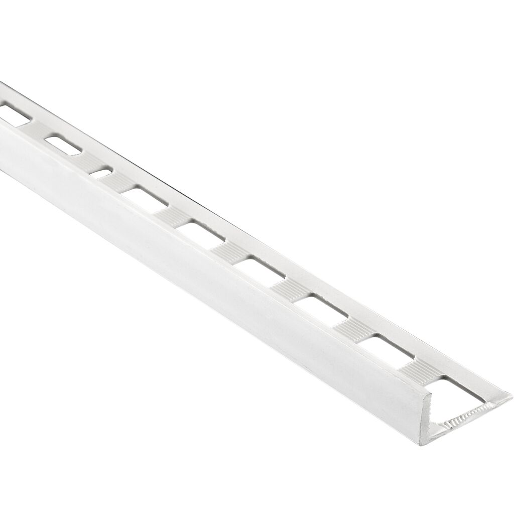 Weißes Winkel-Profil aus PVC