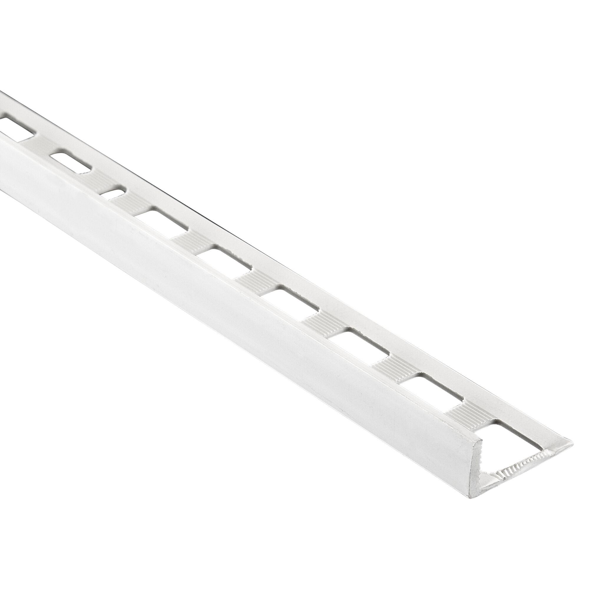 Weißes Winkel-Profil aus PVC