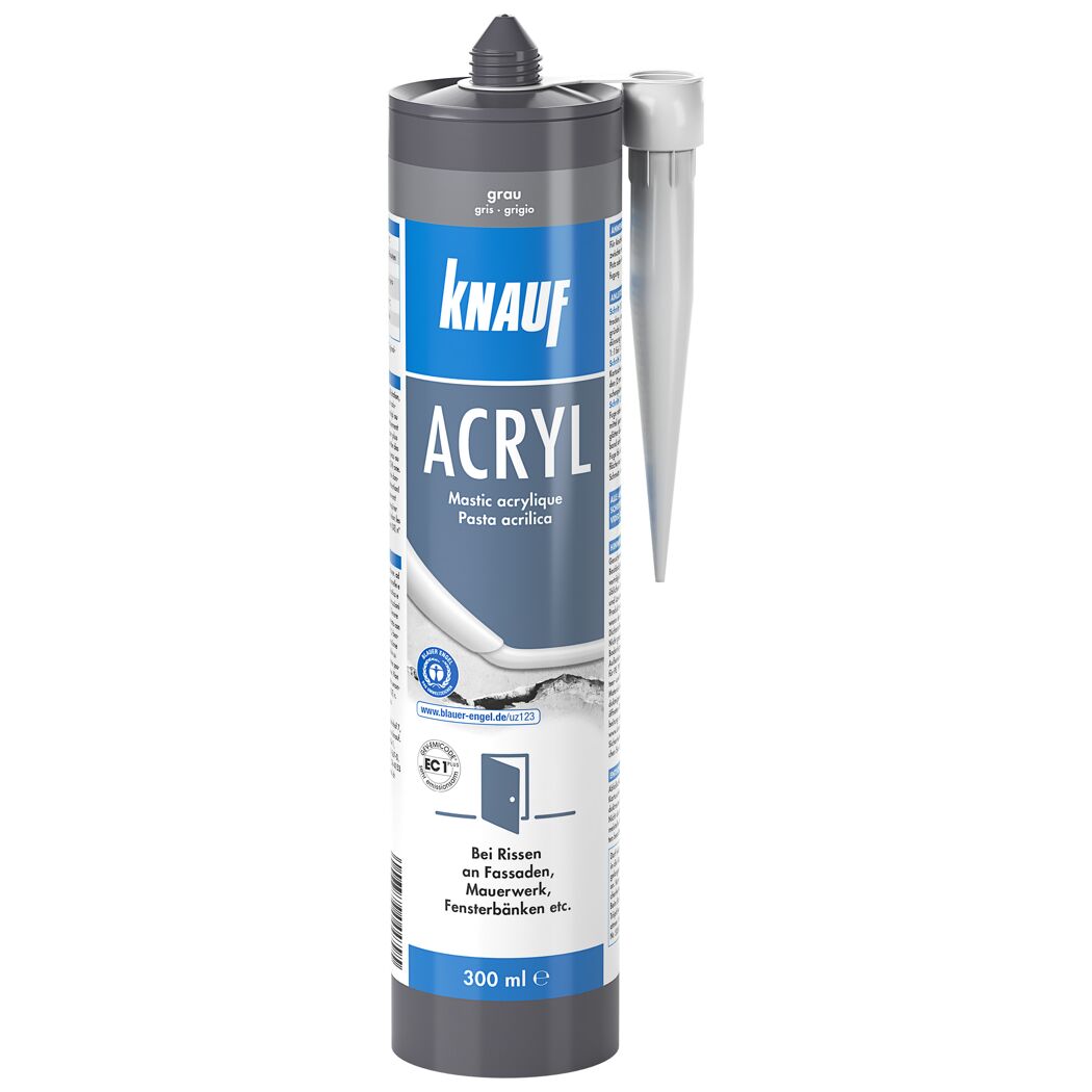 Kartusche graues Knauf Acryl