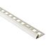 PVC-Viertelkreisprofil weiß 2500 x 19,5 mm