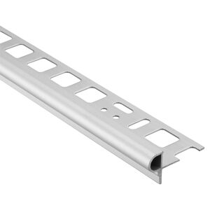 Treppenkanten-Profil 'Florentiner' Aluminium silbern 8 x 1000 mm