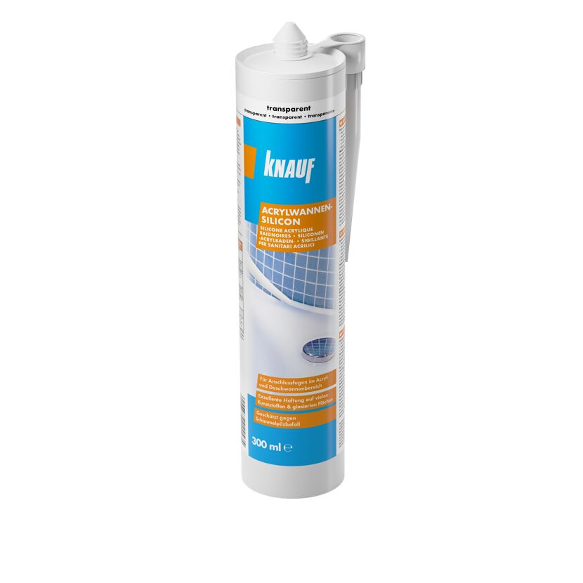 Acrylwannen-Silikon transparent 300 ml