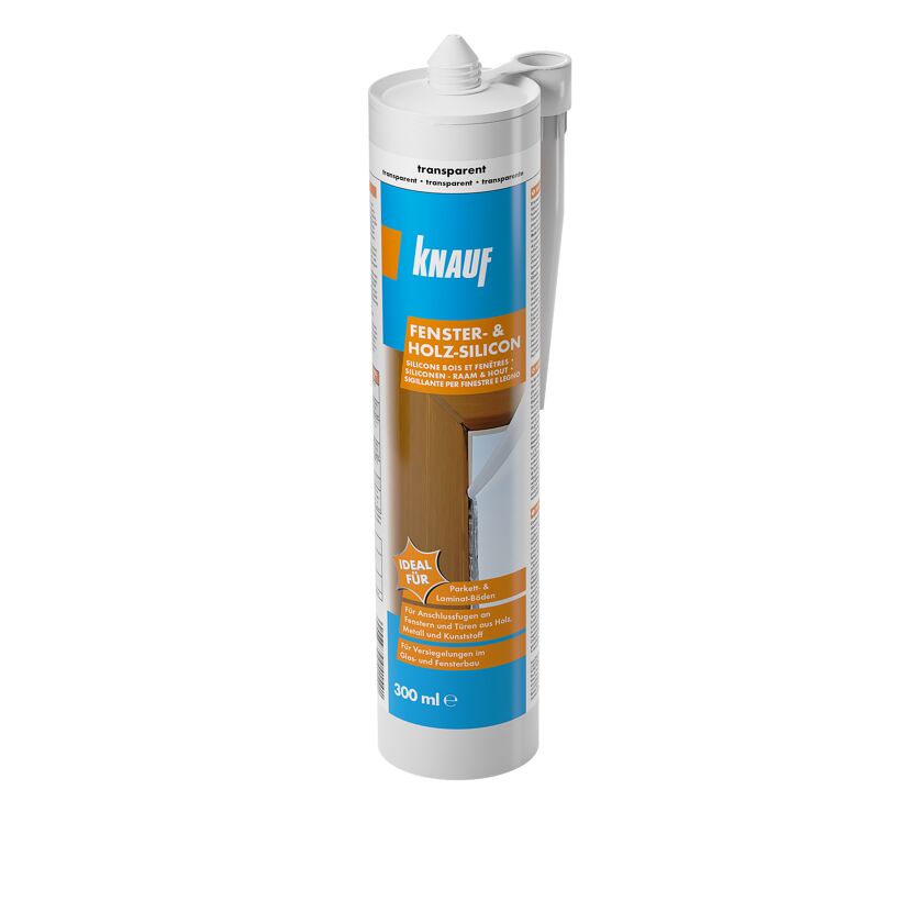Fenster- und Holzsilikon transparent 300 ml