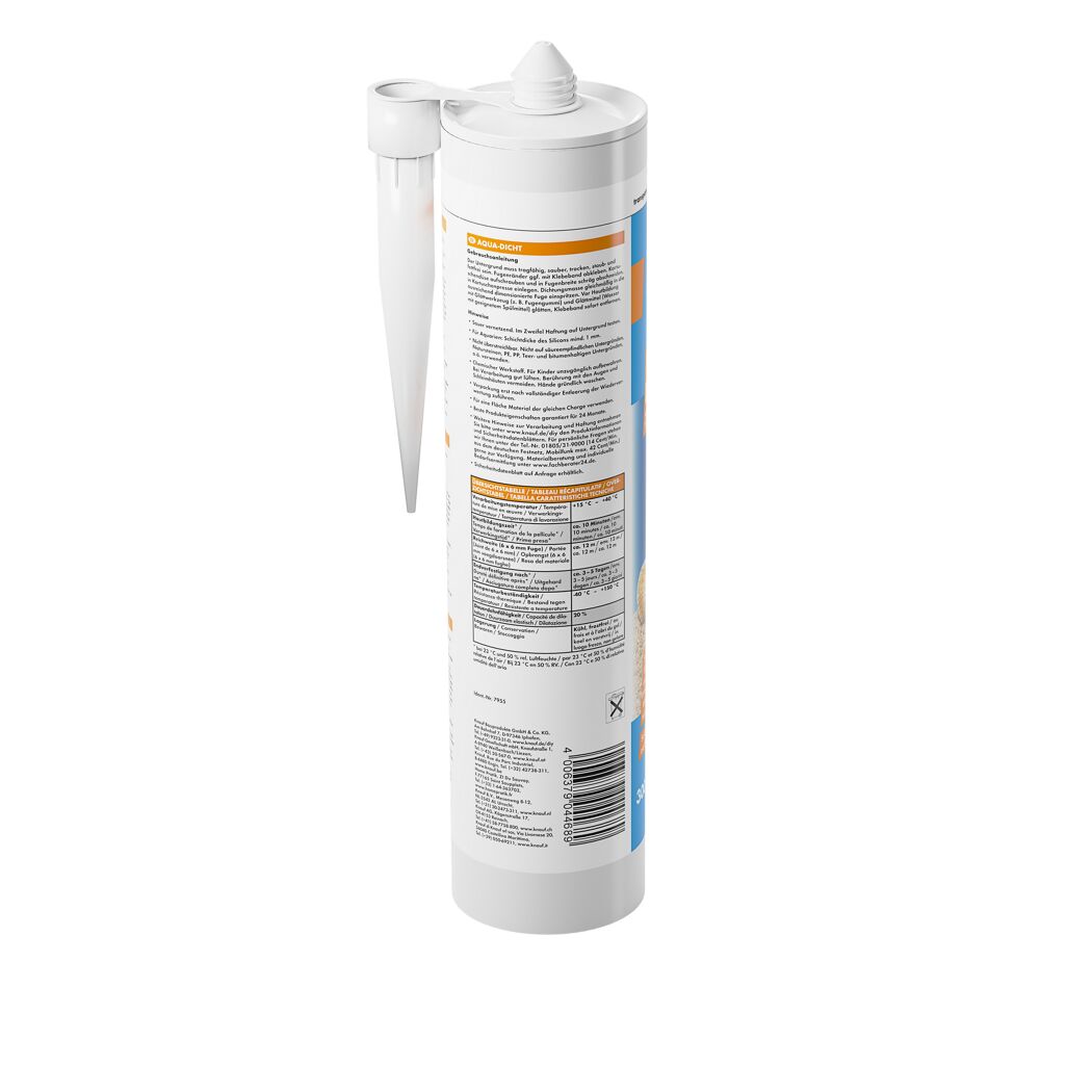 Kartusche mit AQUA-DICHT Silikon