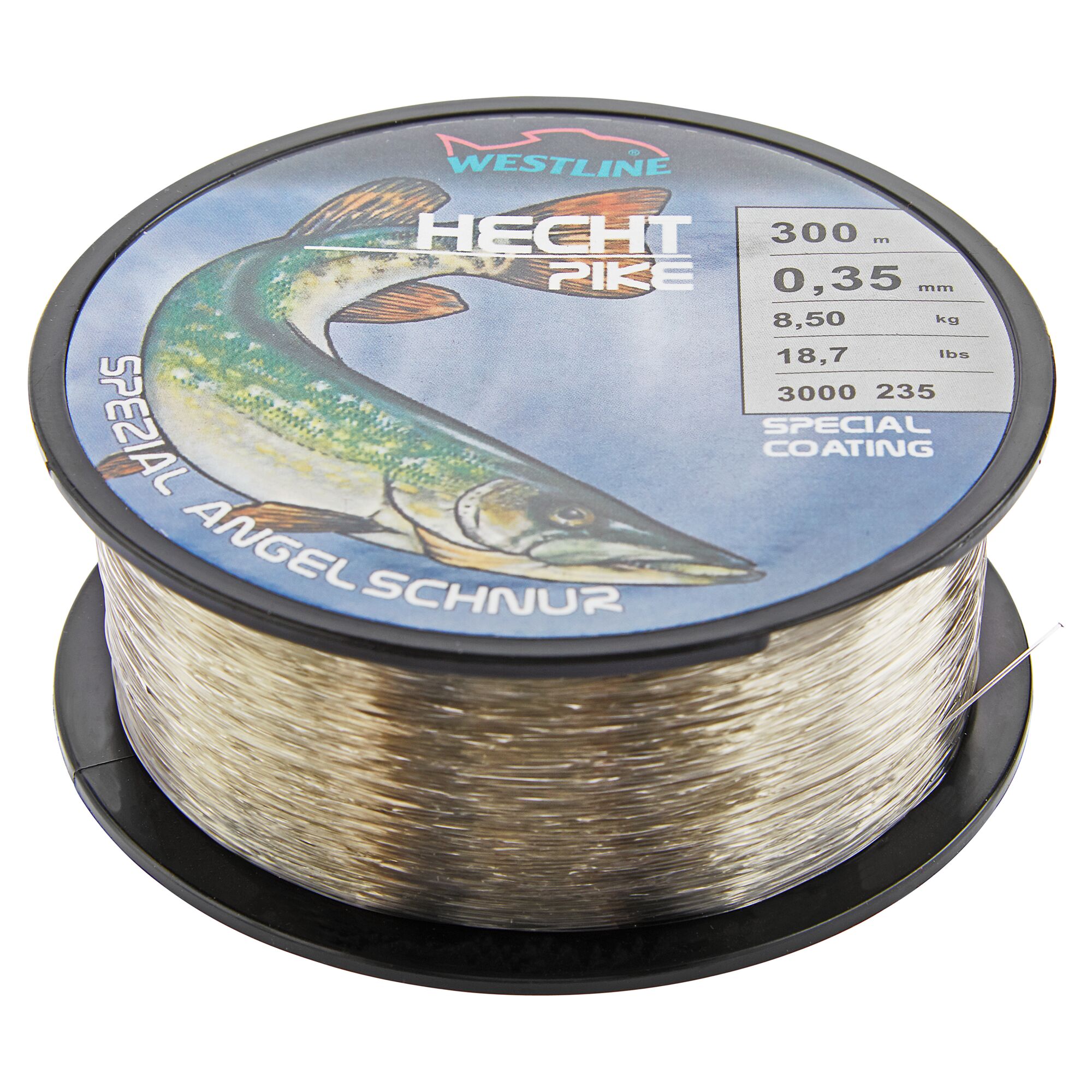 Westline Angelschnur Hecht 300m, 0,35mm