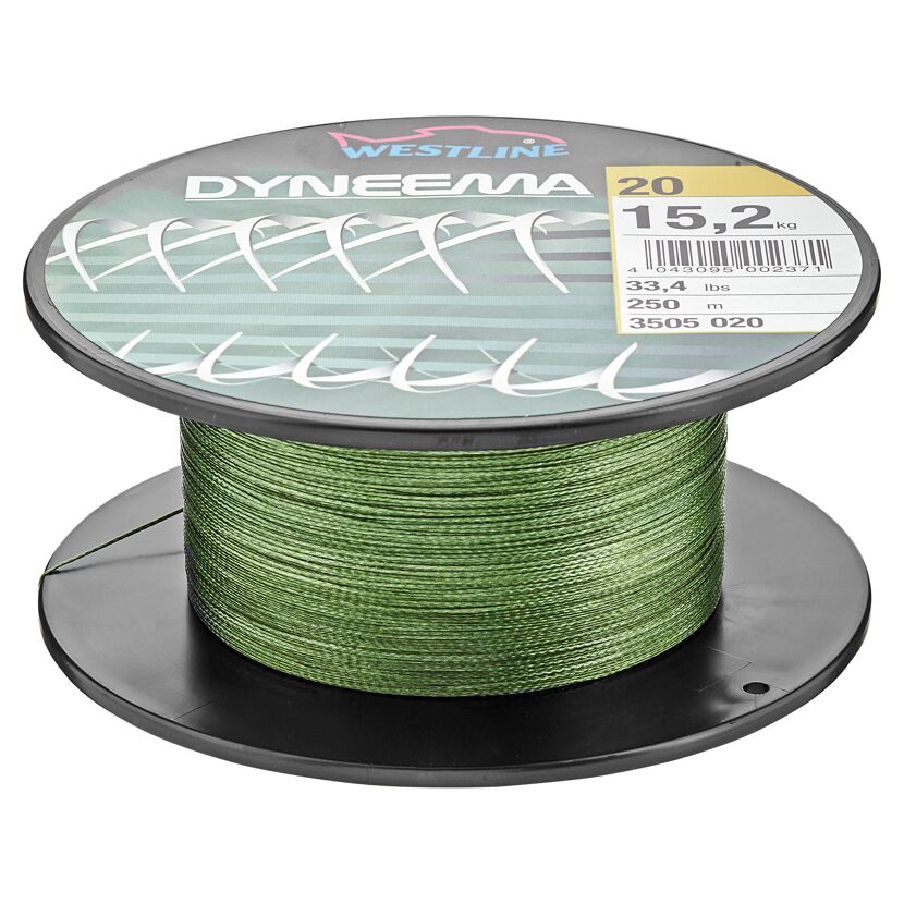Angelschnur "Dyneema" grün 15,2 kg 250 m