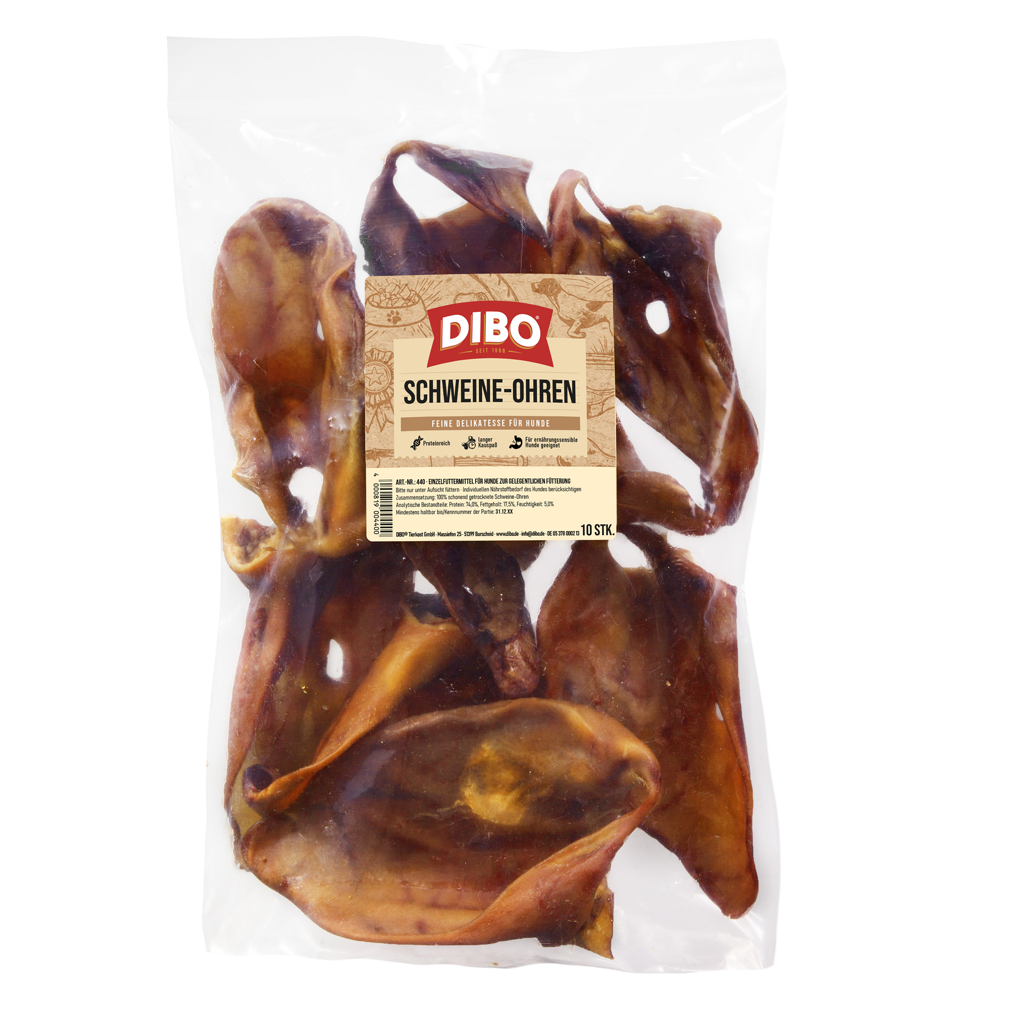 Schweine-Ohren 10 Stück