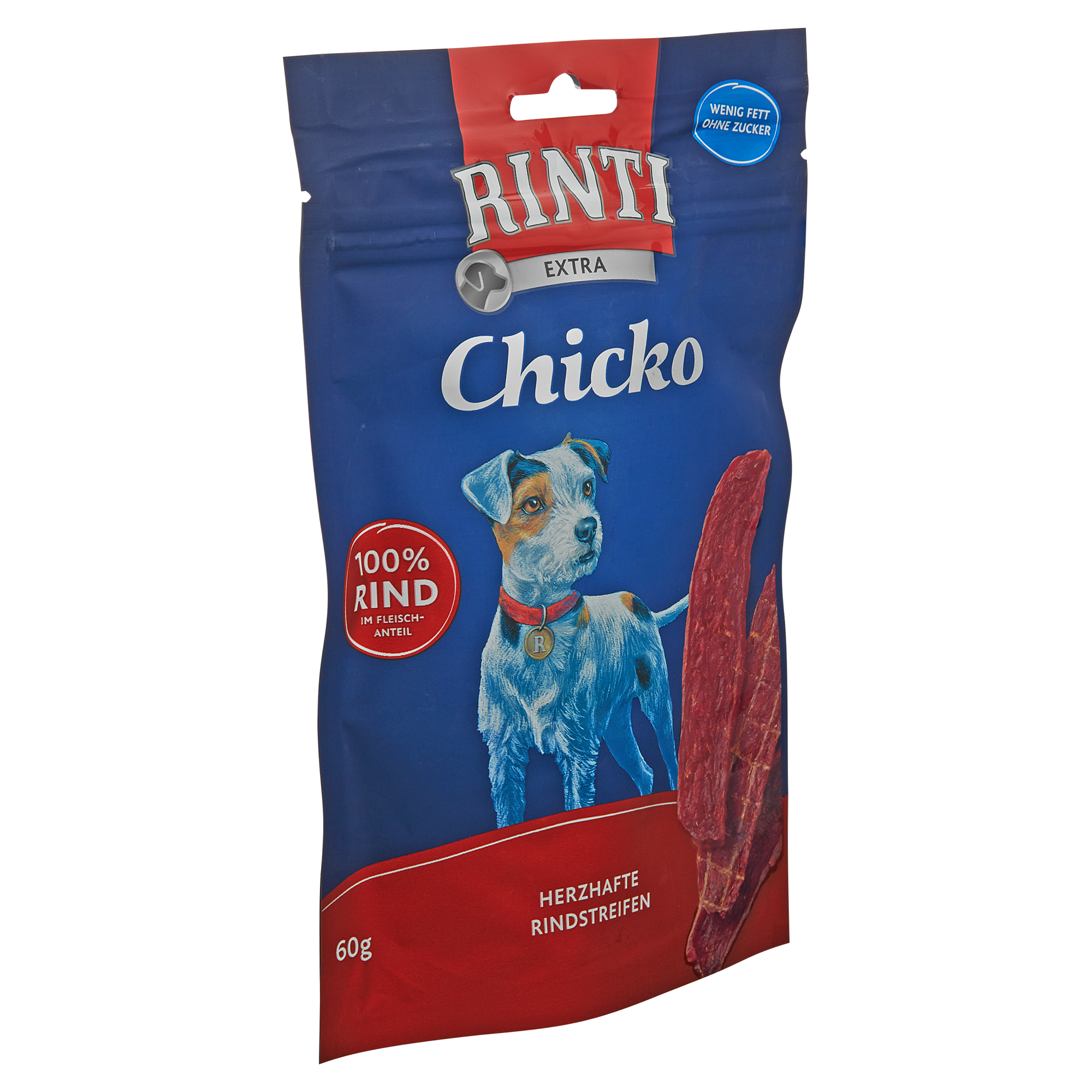 Hundesnack "Chicko" Extra mit Rindstreifen 60 g + product picture