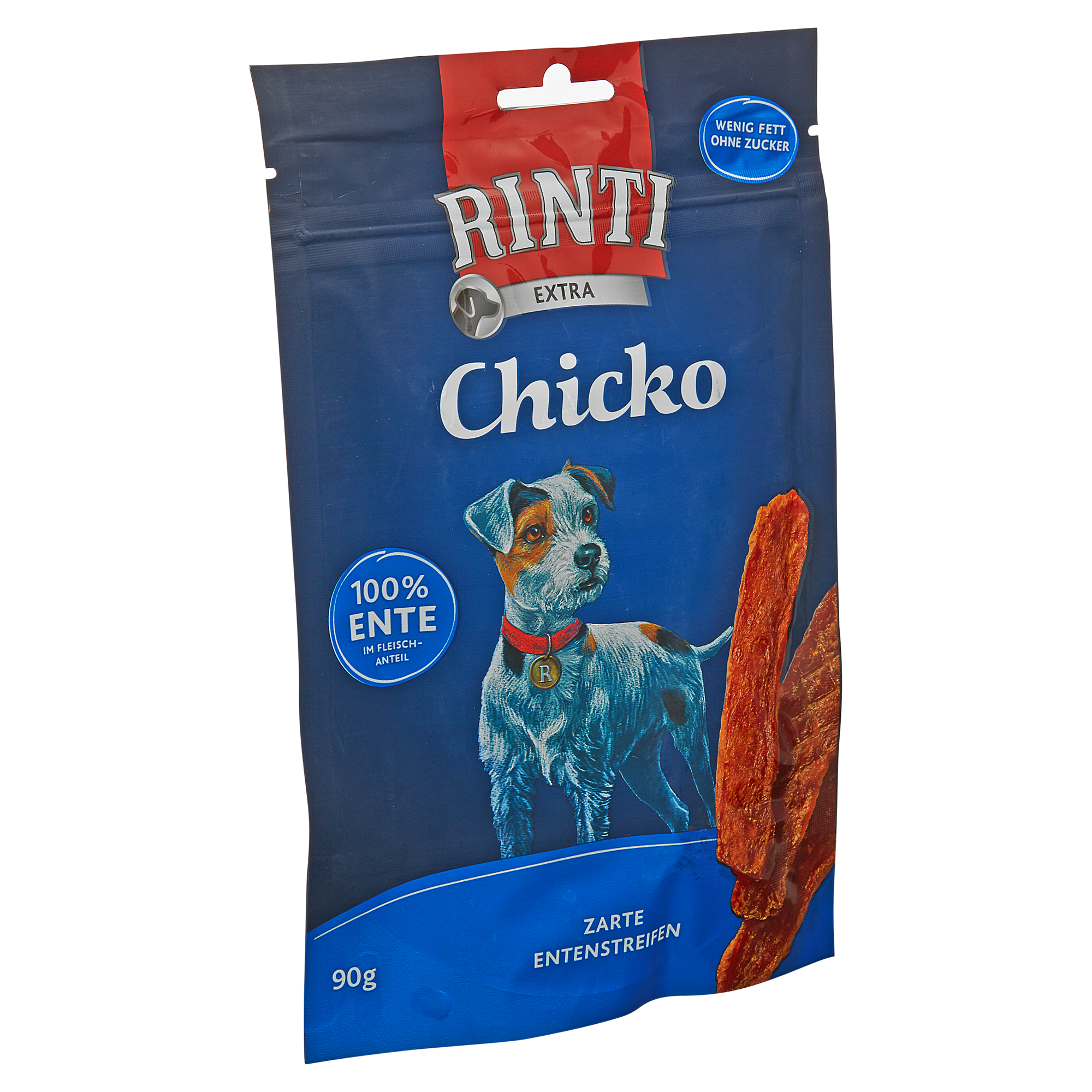 Hundesnack "Chicko" Extra mit Entenstreifen 90 g + product picture