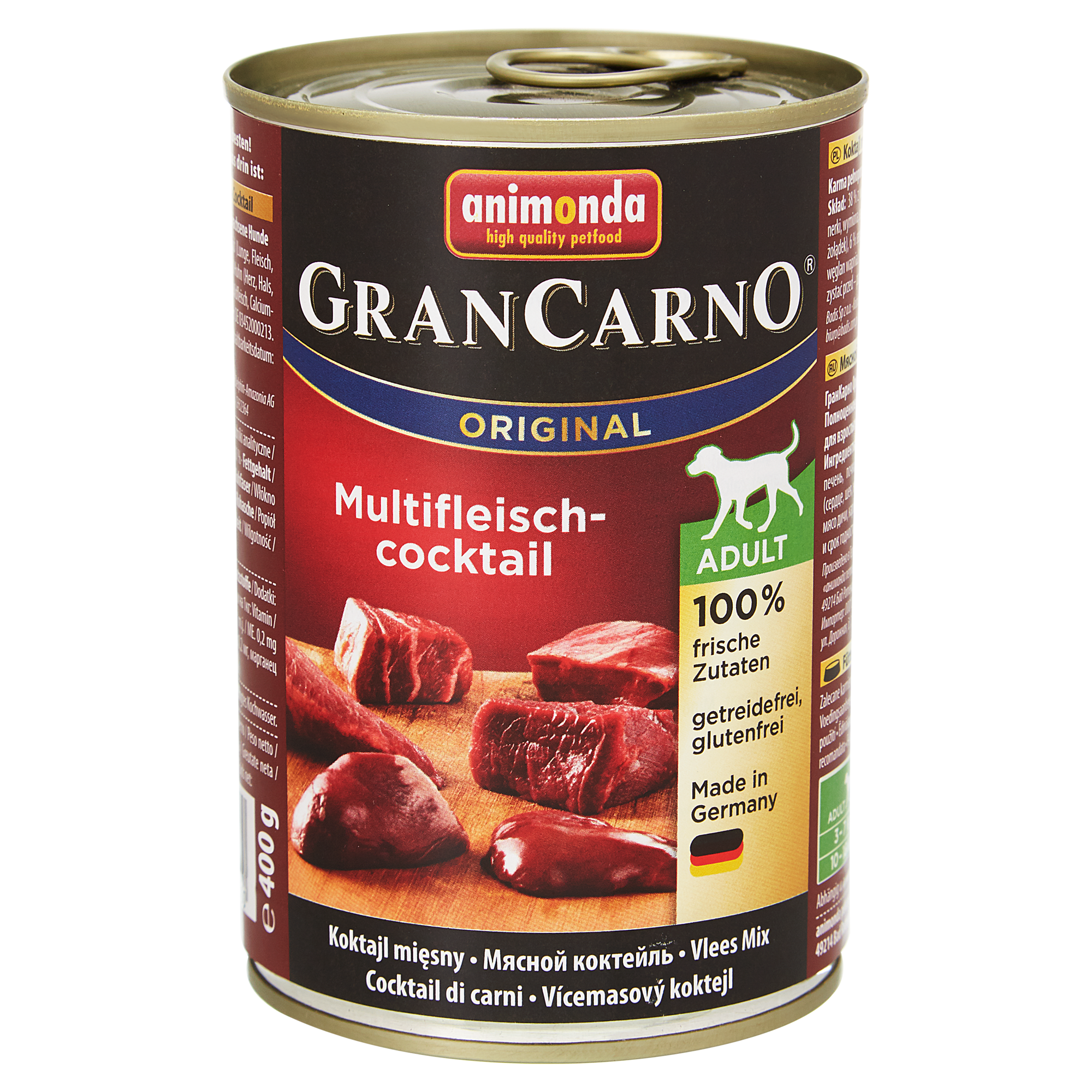 Hundenassfutter "Gran Carno" Original Multifleischcocktail 400 g + product picture