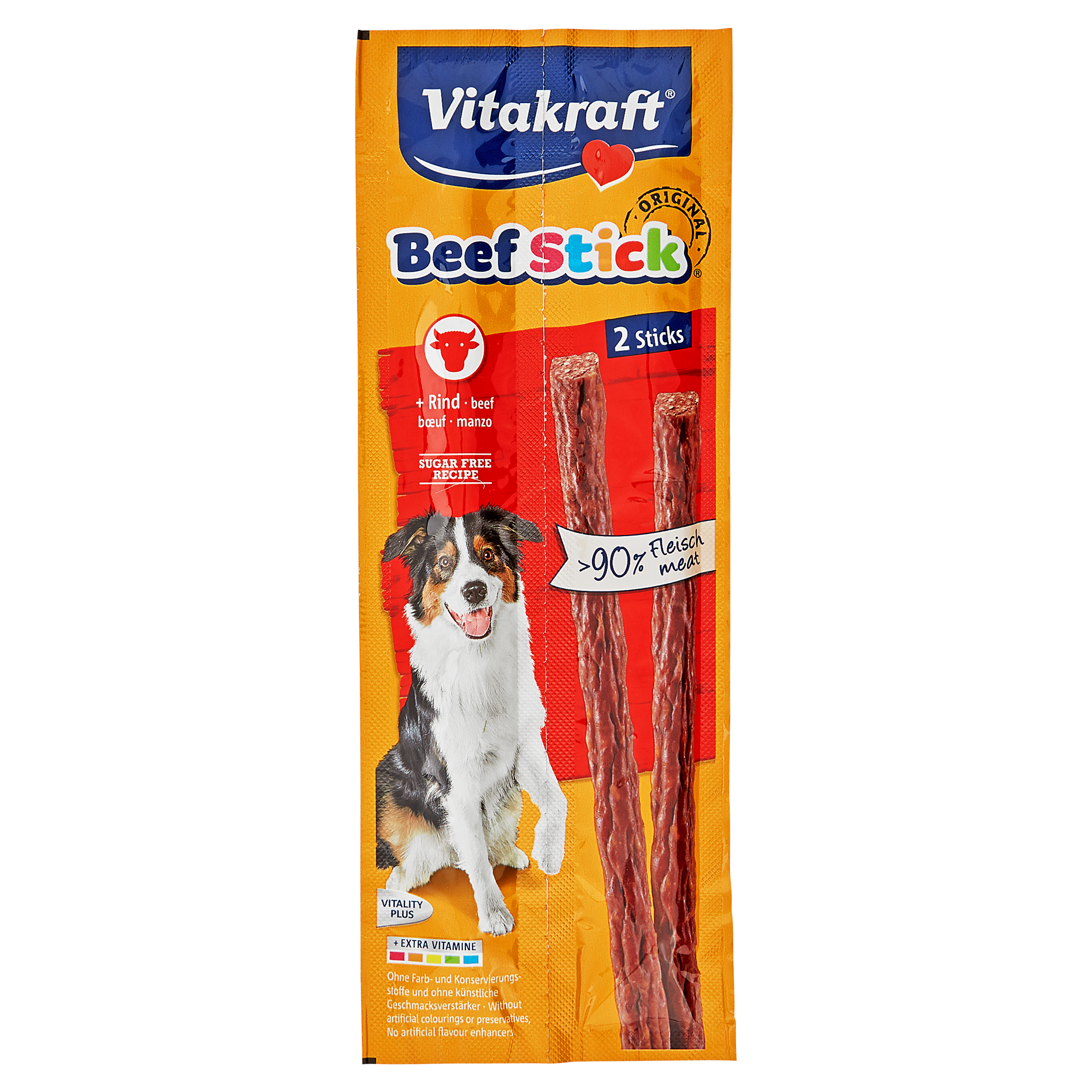 Hundesnack "Beef Stick" mit Rind 2 Stück + product picture