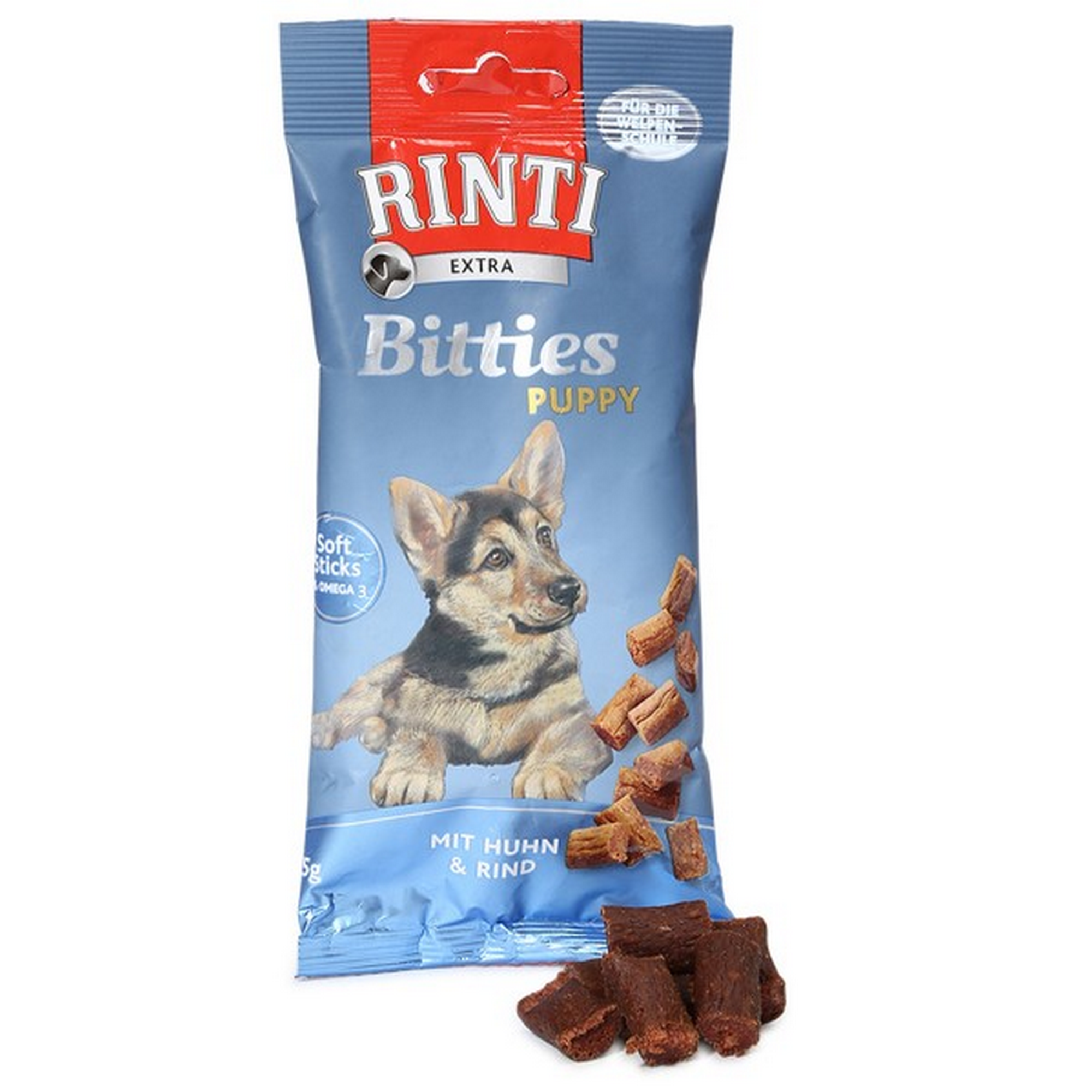 Hundesnack 'Bitties' Puppy Huhn & Rind 75 g + product picture