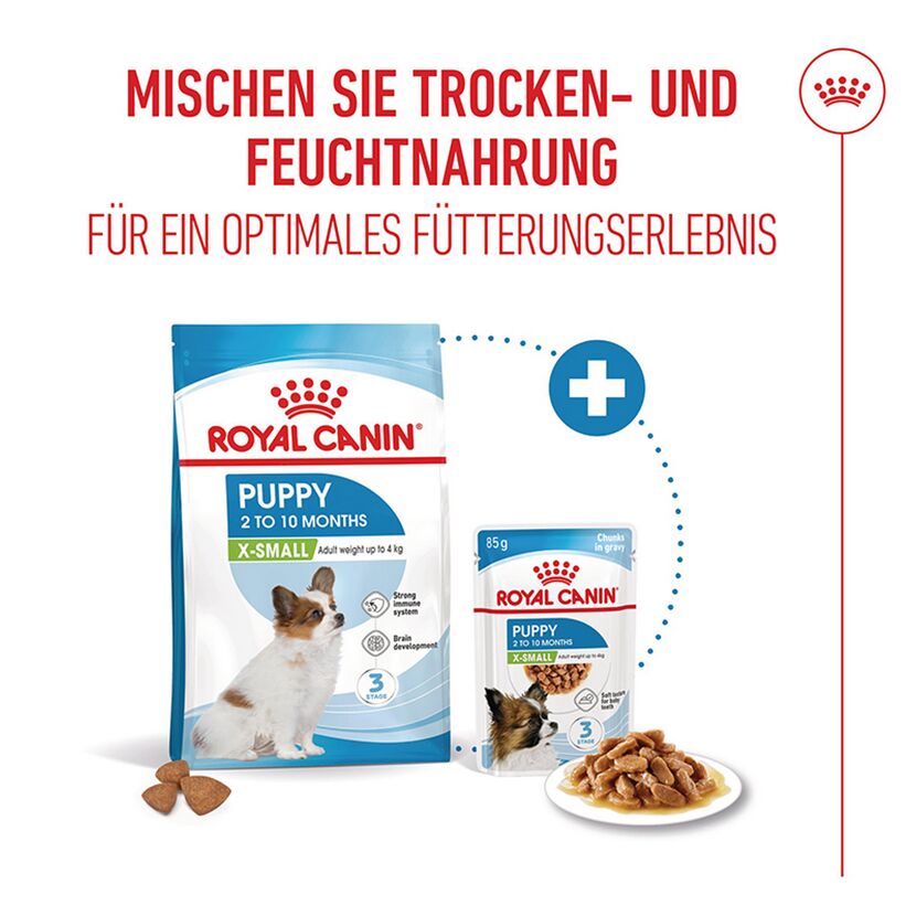 Hundetrockenfutter 'X-Small Junior' 3 kg