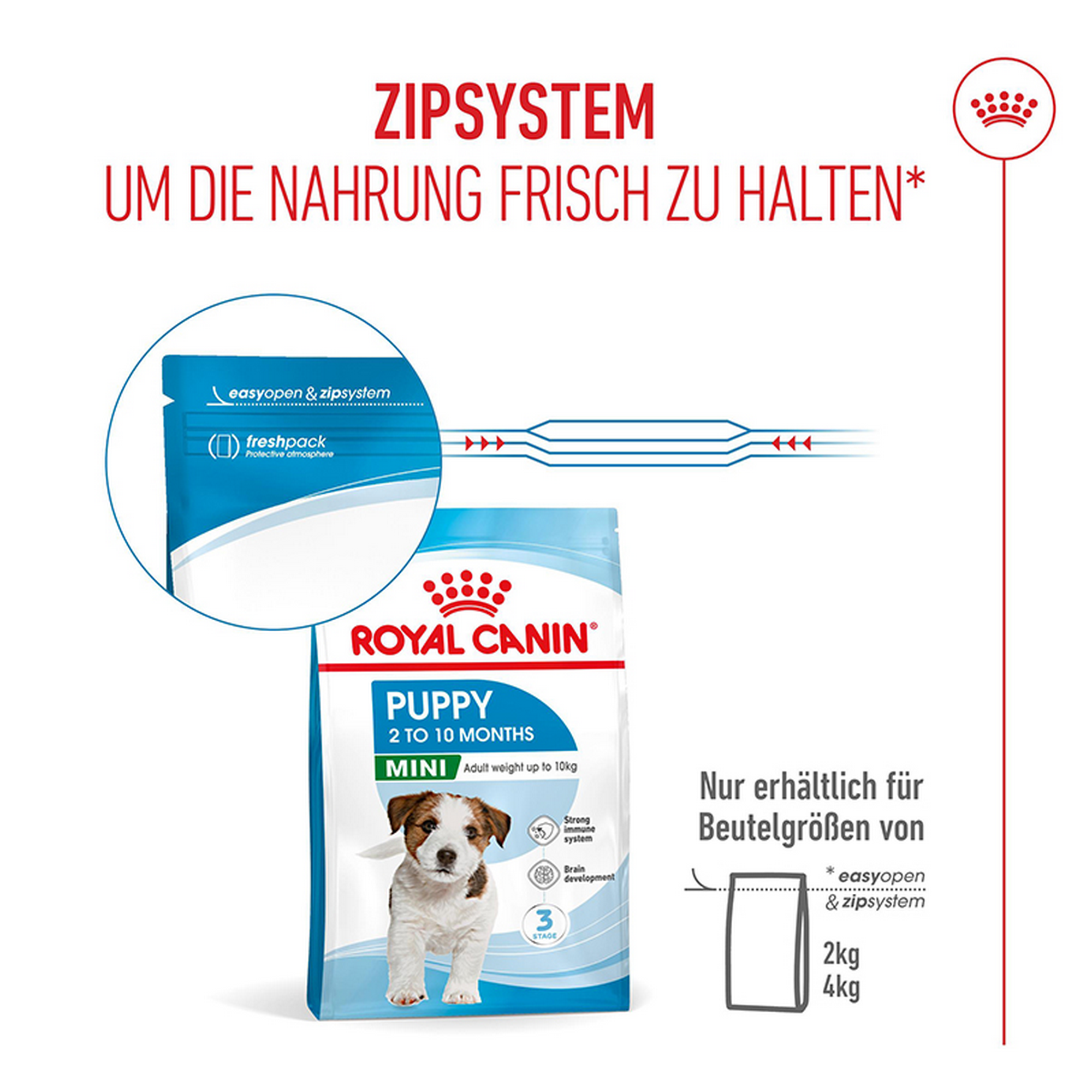 Hundetrockenfutter 'Mini Puppy' 2 kg