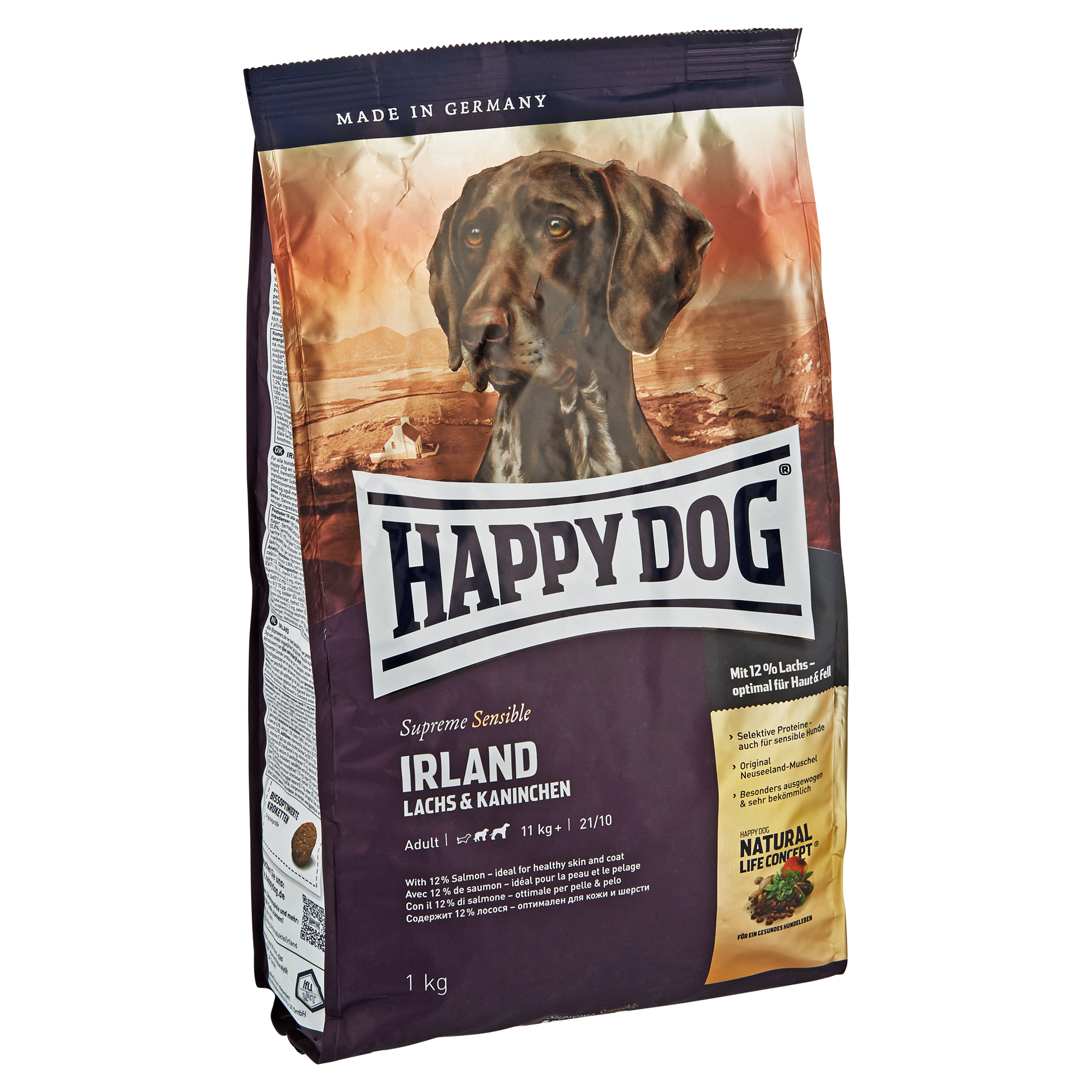 Hundetrockenfutter "Supreme Sensible" Adult Irland mit Lachs/Kaninchen 1 kg + product picture