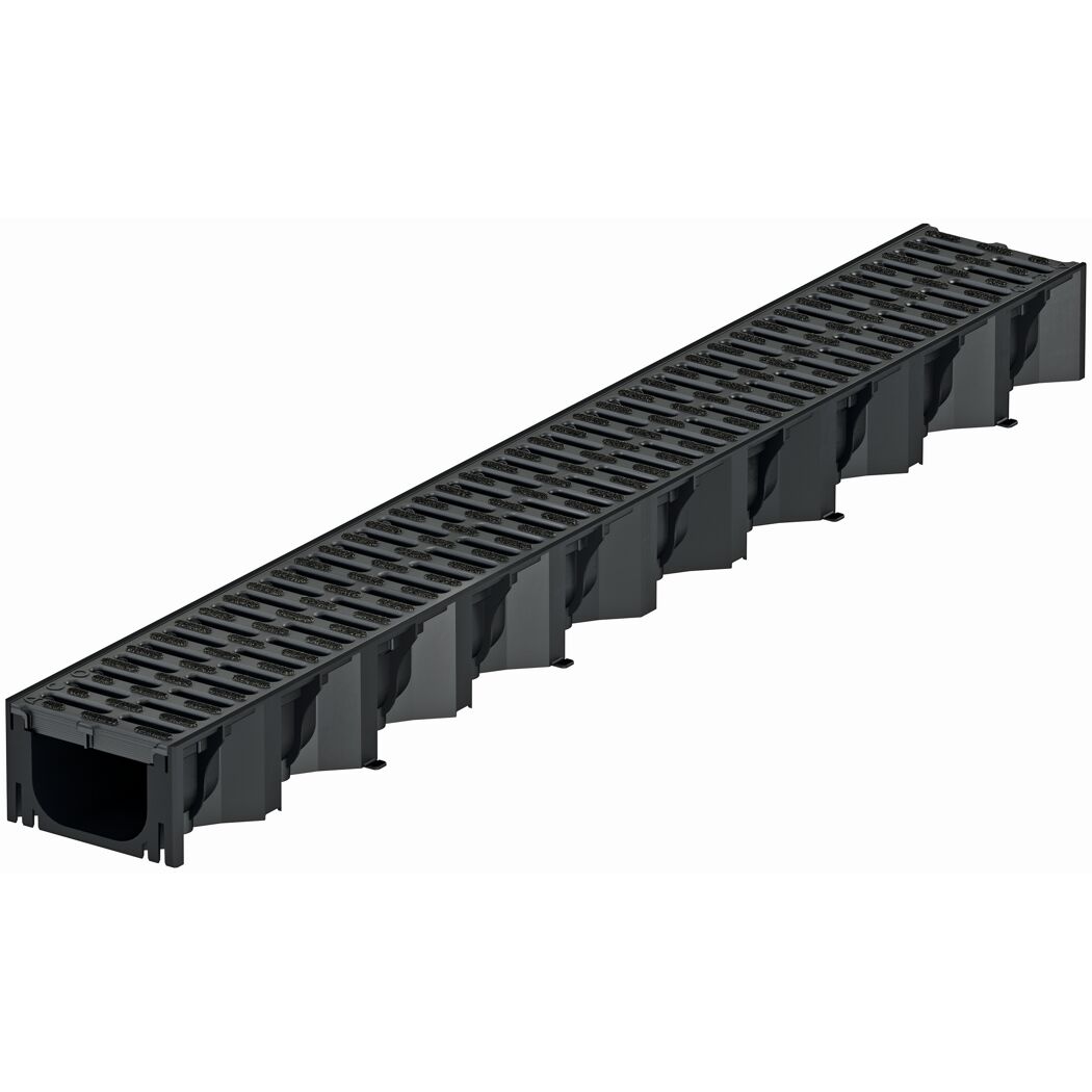 ACO Hexaline 1m Kastenrinne mit Gussrost